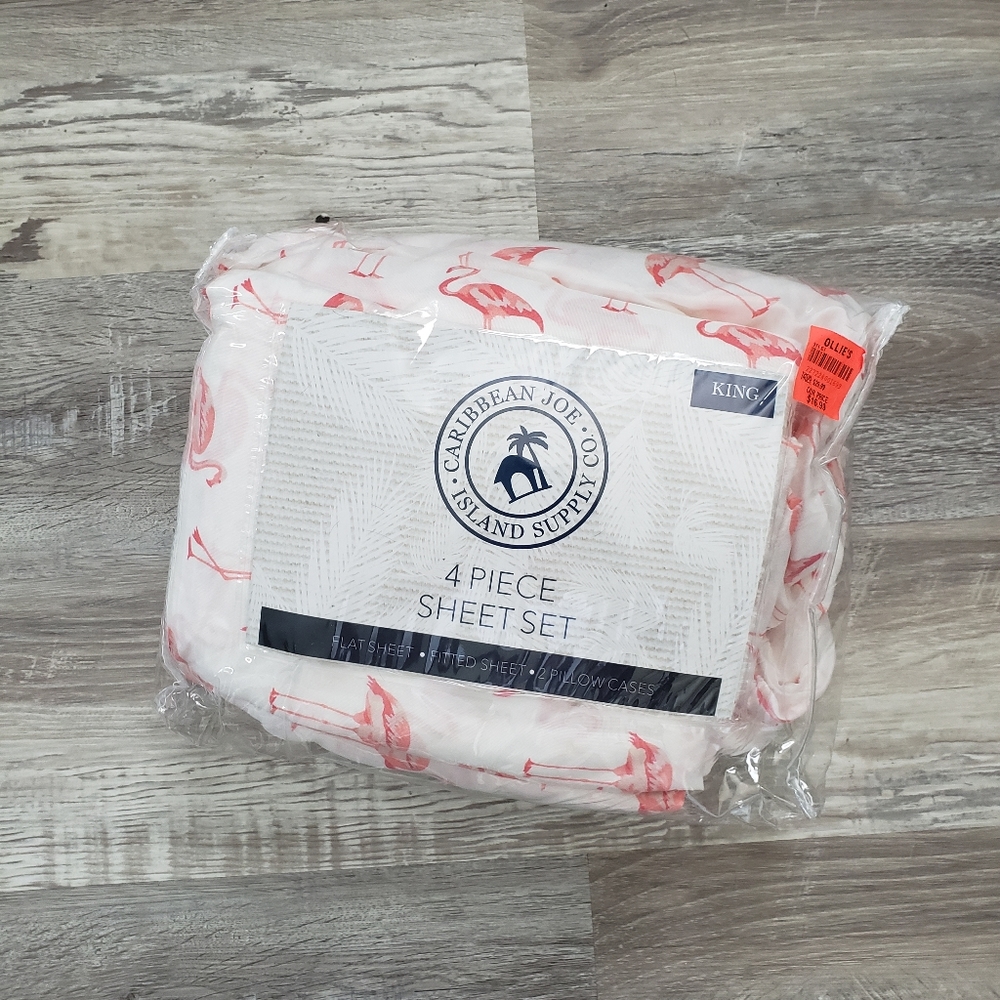 Pink Flamingo King Sized Sheets